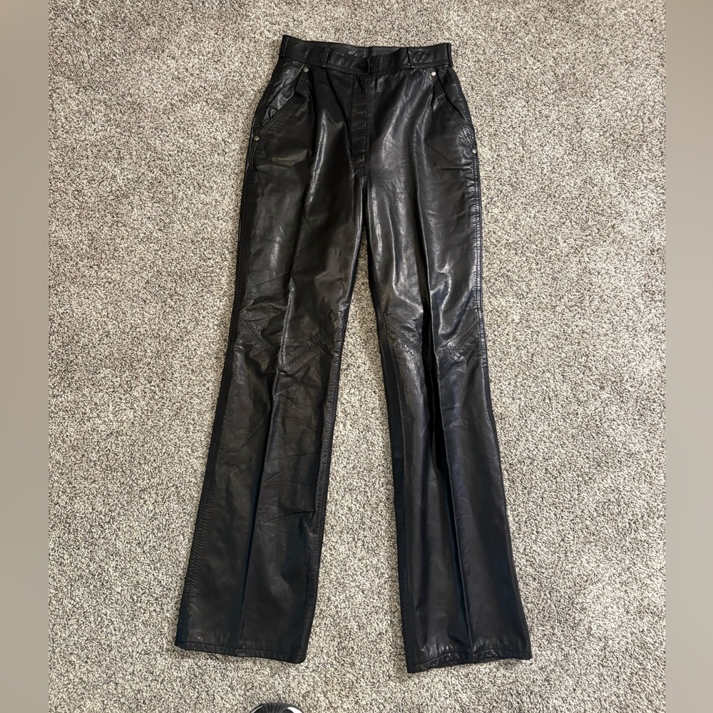 Black Leather Pants